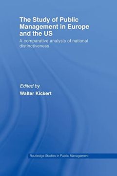 portada The Study of Public Management in Europe and the us: A Compearative Analysis of National Distinctiveness