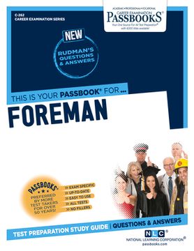 portada Foreman (C-262): Passbooks Study Guide Volume 262 (en Inglés)