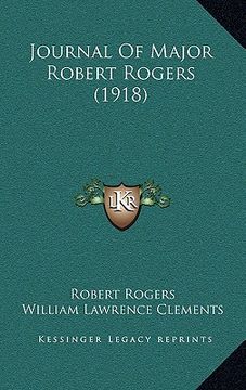 portada journal of major robert rogers (1918) (en Inglés)