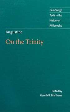 portada Augustine: On the Trinity Books 8-15 Hardback (Cambridge Texts in the History of Philosophy) (en Inglés)