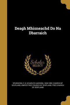 portada Deagh Mhisneachd Do Na Dbarraich