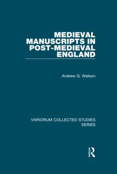 portada Medieval Manuscripts in Post-Medieval England
