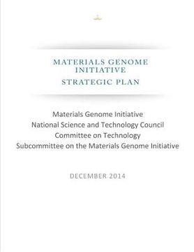 portada Materials Genome Initiative: Strategic Plan (Color) (in English)
