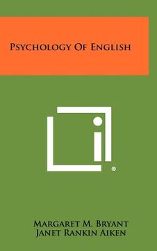 portada psychology of english (en Inglés)