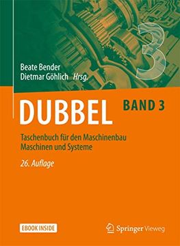 portada Dubbel Taschenbuch Fuer den Maschinenbau 3 Maschinen und Systeme (in German)