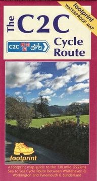 portada The c2c Cycle Route: A Footprint Map-Guide to the 138 Mile sea to sea Cycle Route (en Inglés)