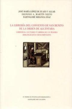 portada Libreria del Convento de San Benito de la Orden de Alcántara,La