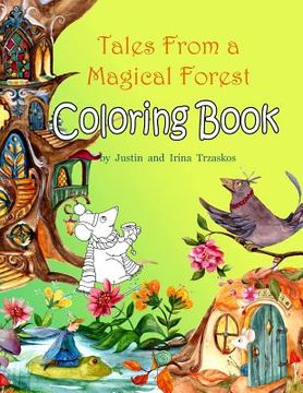 portada Tales From a Magical Forest Coloring Book (en Inglés)