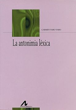 portada La Antonimia Léxica