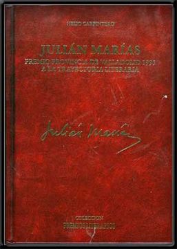 portada Julian Marias: Premio Provincia de Valladolid 1995 a la Trayector ia Literaria