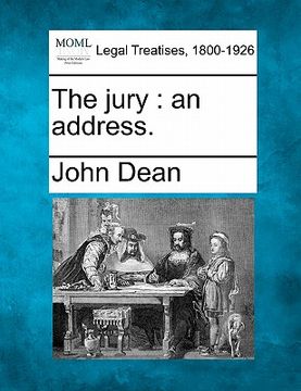 portada the jury: an address. (en Inglés)