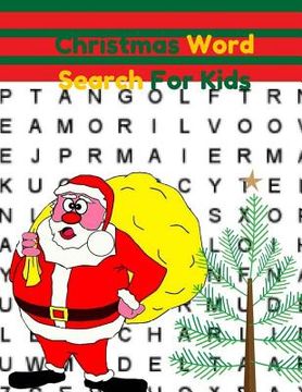 portada Christmas Word Search For Kids: Word Find For Children's Christmas Puzzles Books (en Inglés)