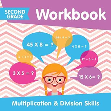 portada Second Grade Workbook: Multiplication & Division Skills (en Inglés)