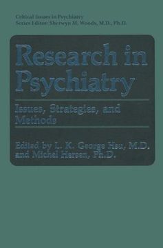 portada Research in Psychiatry: Issues, Strategies, and Methods (Critical Issues in Psychiatry)