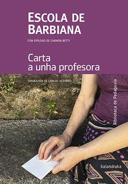 portada Carta a Unha Profesora (Biblioteca de Pedagoxía) (in Galician)