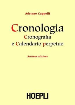 portada Cronologia, Cronografia e Calendario Perpetuo (en Italiano)