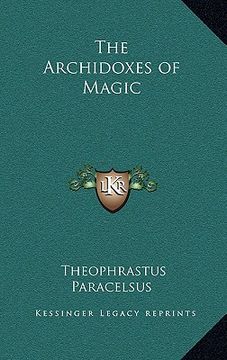 portada the archidoxes of magic (en Inglés)