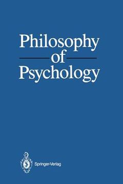 portada Philosophy of Psychology (en Inglés)