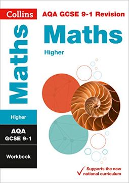 portada Aqa Gcse 9-1 Maths Higher Workbook (Collins Gcse 9-1 Revision) (en Inglés)
