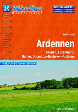 portada Hikeline Wanderführer Ardennen 1: 35 000 (en Alemán)