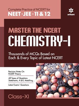 portada Master the Ncert for Neet Chemistry - Vol. 1 