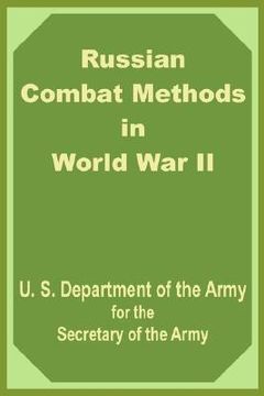 portada russian combat methods in world war ii (en Inglés)