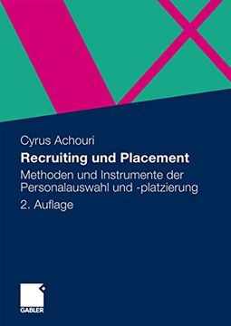 portada Recruiting und Placement: Methoden und Instrumente der Personalauswahl und -Platzierung (in German)
