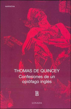 portada Confesiones de un Opiofago Ingles