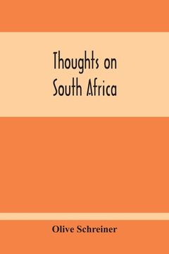 portada Thoughts On South Africa (en Inglés)
