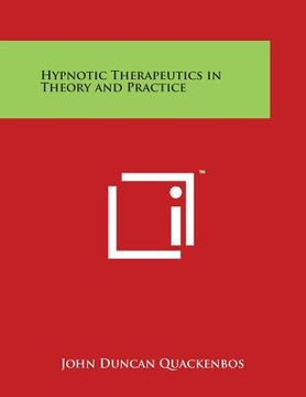 portada Hypnotic Therapeutics in Theory and Practice (en Inglés)