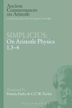 portada Simplicius: On Aristotle Physics 1.3-4 (en Inglés)