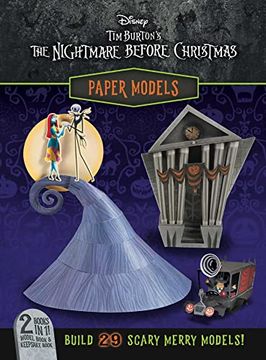 portada Disney: Tim Burton's the Nightmare Before Christmas Paper Models (en Inglés)
