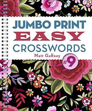portada Jumbo Print Easy Crosswords #9 (Large Print Crosswords) 