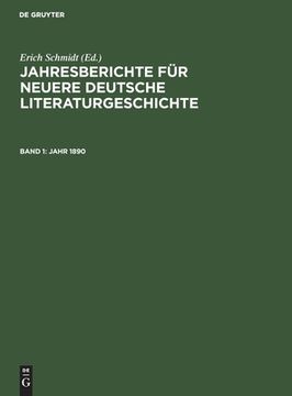portada Jahr 1890 (German Edition) [Hardcover ] (en Alemán)