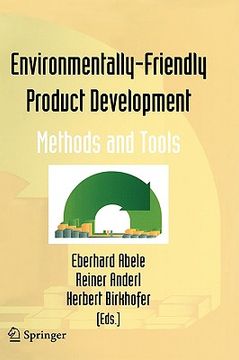 portada environmentally-friendly product development: methods and tools (en Inglés)