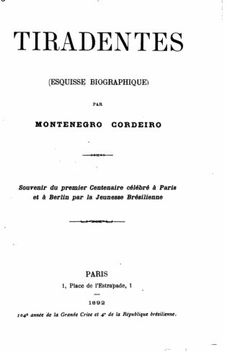 portada Tiradentes (esquisse biographique) (French Edition)