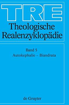 portada Theologische Realenzyklopädie / Autokephalie - Biandrata (en Inglés)