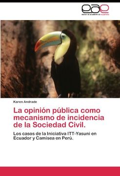 portada La Opinión Pública Como Mecanismo de Incidencia de la Sociedad Civil. (in Spanish)