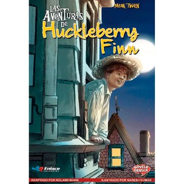 portada Las Aventuras de Huckleberry Finn novela grafica
