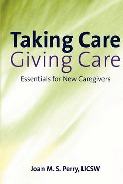 portada taking care; giving care (en Inglés)