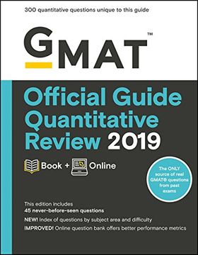 portada Gmat Official Guide 2019 Quantitative Review Test Bank (en Inglés)