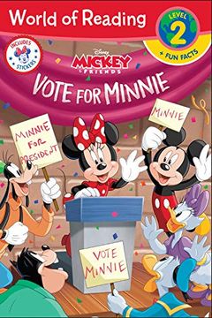 portada World of Reading: Minnie Vote for Minnie (Level 2 Reader Plus fun Facts) (libro en Inglés)