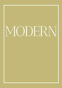 portada Modern: A Decorative Book for Coffee Tables, Bookshelves and end Tables: Stack Style Decor Books to add Home Decor to Bedrooms, Lounges and More: Gold. Book Ideal for Your own Home or as a Gift. (en Inglés)