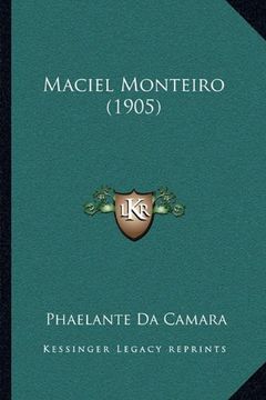 portada Maciel Monteiro (1905) (en Portugués)