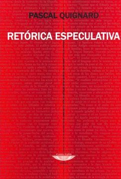portada Retorica Especulativa (in Spanish)
