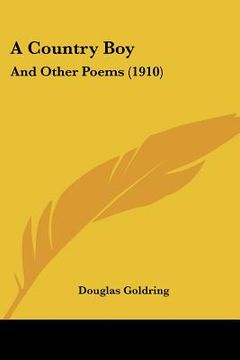 portada a country boy: and other poems (1910) (en Inglés)
