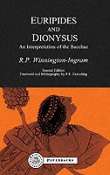 portada euripides and dionysus: an interpretation of the bacchae (in English)