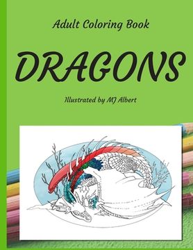 portada Adult Coloring Book Dragons