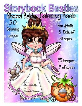 portada Storybook Besties Sherri Baldy Coloring Book (en Inglés)