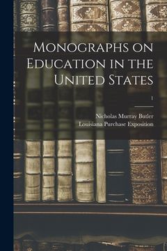 portada Monographs on Education in the United States; 1 (in English)